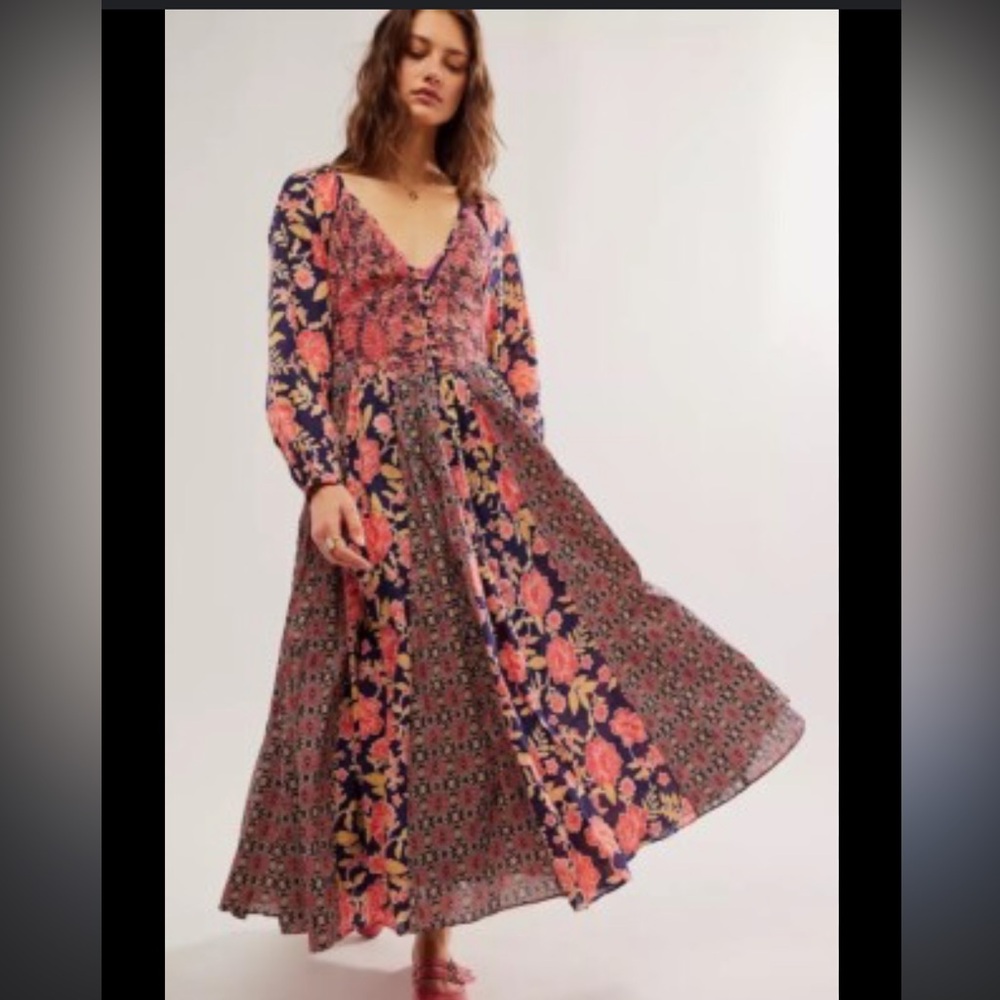 Free People XS A New Way Maxi Dresd